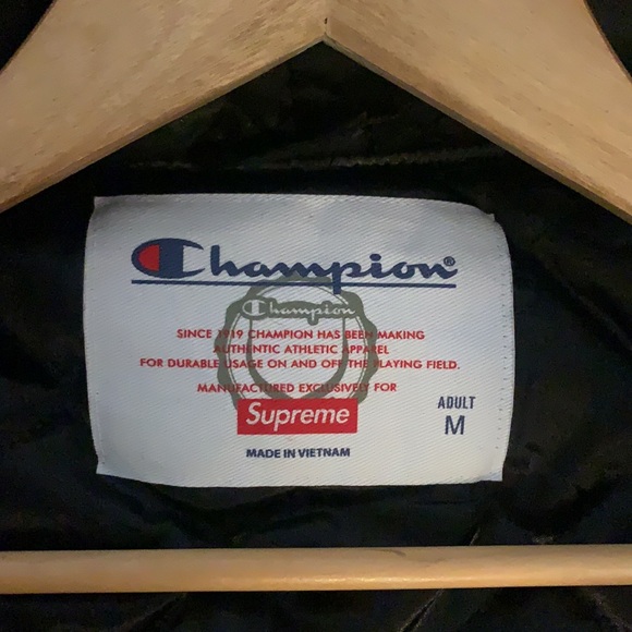Supreme X champion varsity jacket fw18 100% authentic - Picture 5 of 5